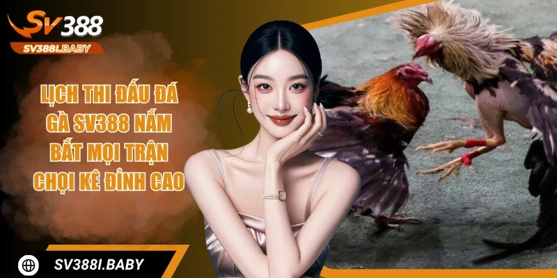 Lịch Thi Đấu Đá Gà SV388- Cập Nhật Nhanh Chóng, Sớm Nhất