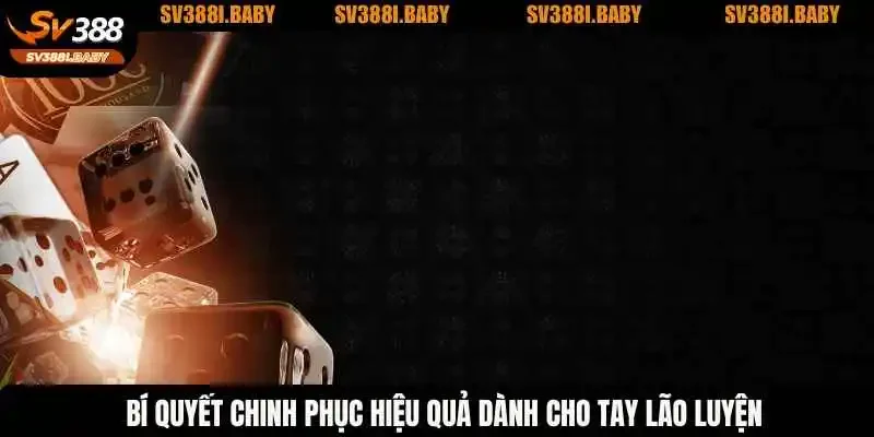 Bí quyết chinh phục hiệu quả dành cho tay lão luyện